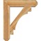 Ekena Millwork Merced Craftsman Rough Sawn Bracket w/ Offset Brace, Western Red Cedar, 8"W x 32"D x 38"H BKT0806X32X38MRC04RWR - alternate 2